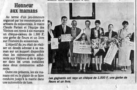 les mamans à l'honneur